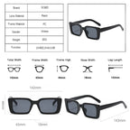 Óculos de Sol Retro Rectangle — Proteção UV400