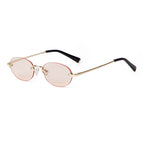 SORVINO Fashion Rimless Oval Sunglasses 2026 Women Men 90s Brand Designer Brown Frameless Shades Sun Glasses Clear Lens Eyewear