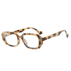 SO&EI Fashion Small Polygon Rectangle Sunglasses Women Retro Clear Gradient Shades UV400 Men Blue Green Sun Glasses