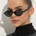New  Women's Sunglasses Designer Popular Fashion Shades Men Punk Sun Glasses UV400 Vintage Trending Retro Oval Eyewear