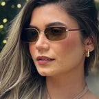 New Small Square Metal Women Sunglasses Brand Designer Men Sun Glasses Outdoor Travel Female Shades Lentes UV400