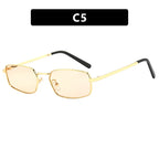 New Small Square Metal Women Sunglasses Brand Designer Men Sun Glasses Outdoor Travel Female Shades Lentes UV400