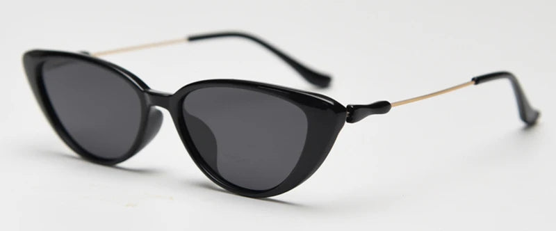 Peekaboo small frame sunglasses polarized female TR90 retro sun glasses for women half metal uv400 brown green 2025 summer