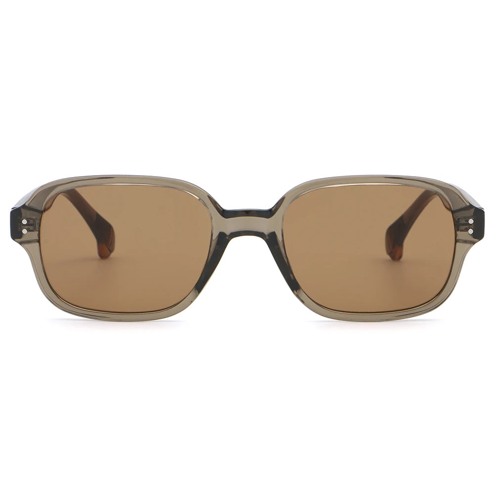 Peekaboo male square frame sunglasses for women uv400 brown green black fashion sun glasses for men travel accessories unisex
