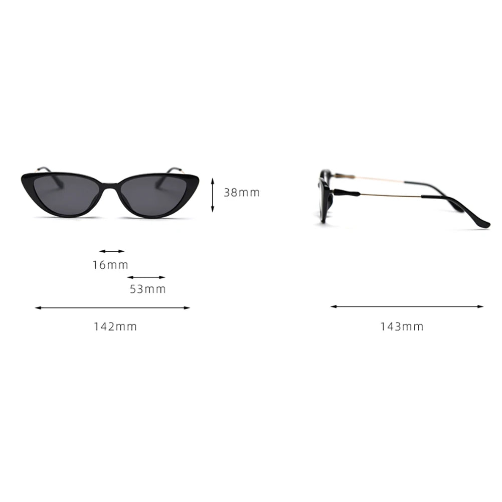 Peekaboo small frame sunglasses polarized female TR90 retro sun glasses for women half metal uv400 brown green 2025 summer