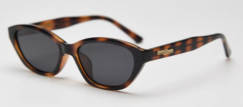 Peekaboo unisex cat eye sunglasses for women trendy TR90 polarized sun glasses for men acetate female uv400 black leopard 2025