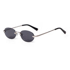 SORVINO Fashion Rimless Oval Sunglasses 2026 Women Men 90s Brand Designer Brown Frameless Shades Sun Glasses Clear Lens Eyewear