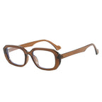 SO&EI Fashion Small Polygon Rectangle Sunglasses Women Retro Clear Gradient Shades UV400 Men Blue Green Sun Glasses