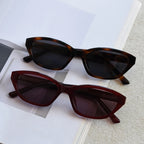 Peekaboo unisex cat eye sunglasses for women trendy TR90 polarized sun glasses for men acetate female uv400 black leopard 2025