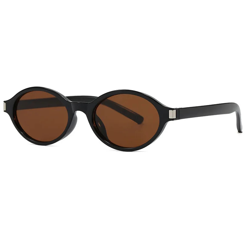 New  Women's Sunglasses Designer Popular Fashion Shades Men Punk Sun Glasses UV400 Vintage Trending Retro Oval Eyewear