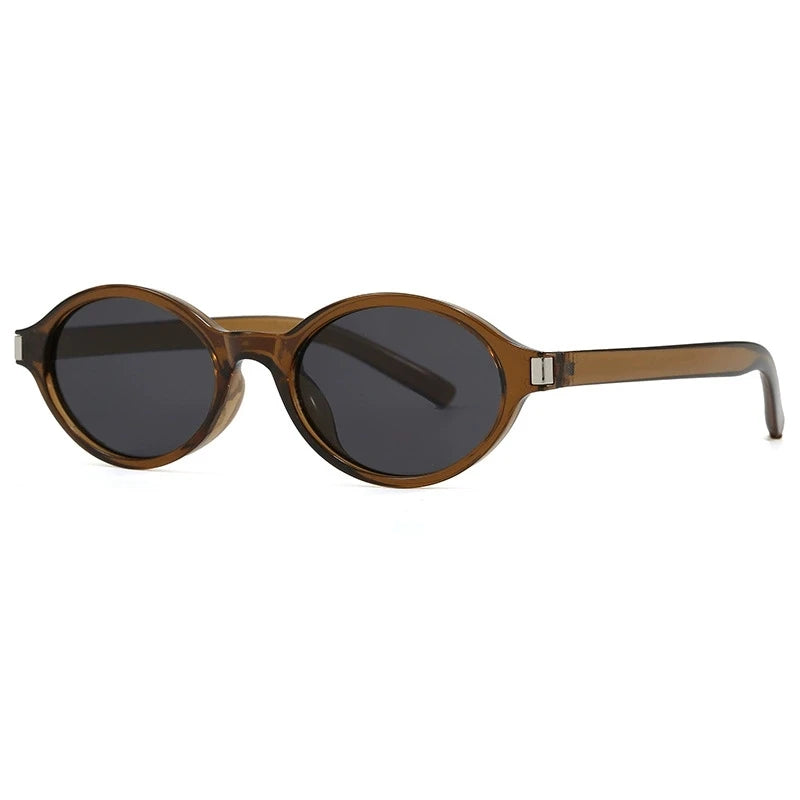 New  Women's Sunglasses Designer Popular Fashion Shades Men Punk Sun Glasses UV400 Vintage Trending Retro Oval Eyewear