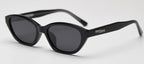 Peekaboo unisex cat eye sunglasses for women trendy TR90 polarized sun glasses for men acetate female uv400 black leopard 2025