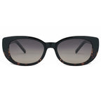 Peekaboo TR90 polarized sunglasses cat eye acetate brown black square sun glasses fashion women uv400 female gift items