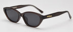 Peekaboo unisex cat eye sunglasses for women trendy TR90 polarized sun glasses for men acetate female uv400 black leopard 2025