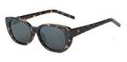 Peekaboo TR90 polarized sunglasses cat eye acetate brown black square sun glasses fashion women uv400 female gift items