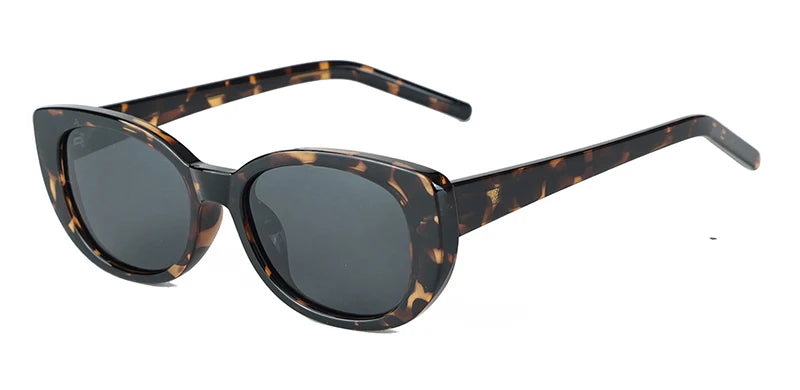 Peekaboo TR90 polarized sunglasses cat eye acetate brown black square sun glasses fashion women uv400 female gift items