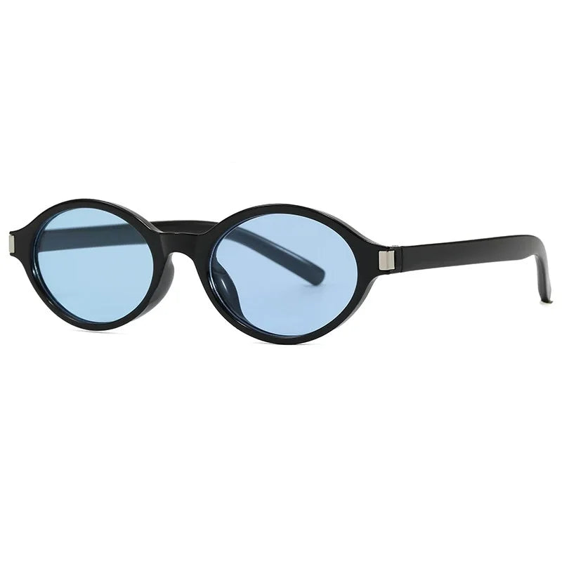 New  Women's Sunglasses Designer Popular Fashion Shades Men Punk Sun Glasses UV400 Vintage Trending Retro Oval Eyewear